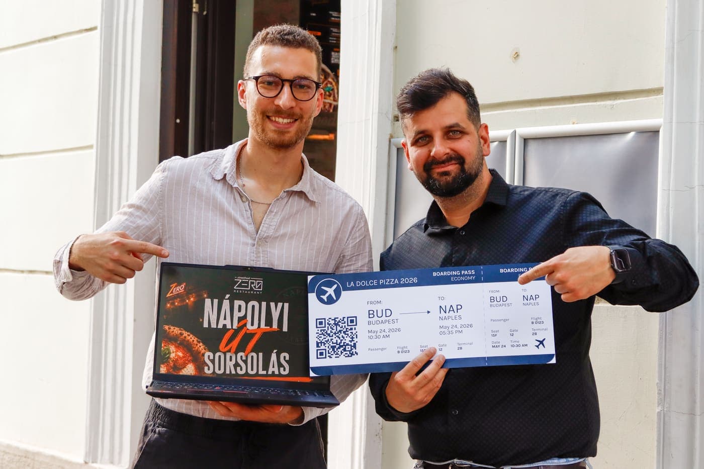 Béla és Bence a nápolyi sorsoláson